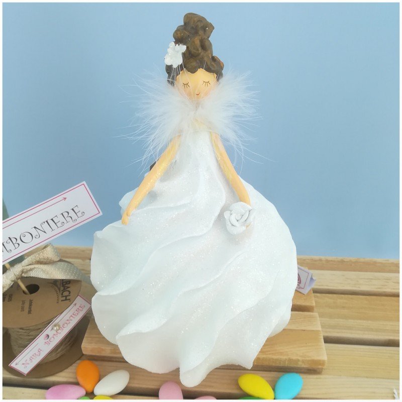 Cake topper sposa-Nara Bomboniere