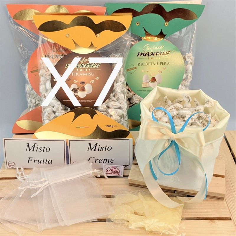 Kit confettata Battesimo 75-95 Persone