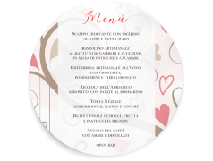 Coordinato Matrimonio Albero della vita menu