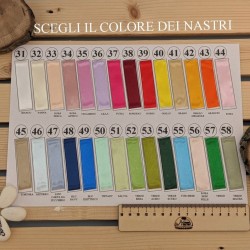 mazzetta dei colori narabomboniere