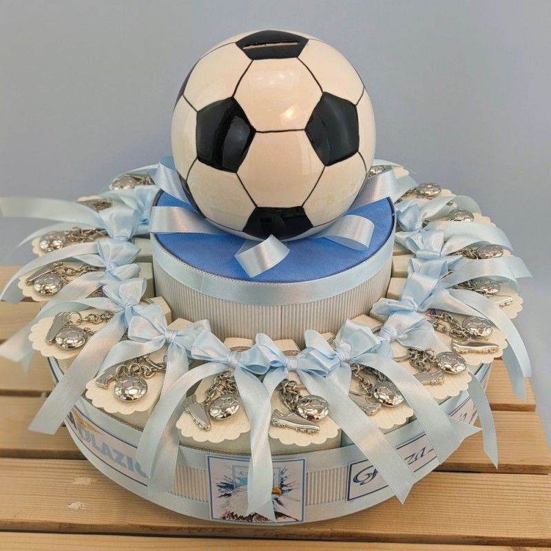 Torta di Bomboniere portachiavi Calcio