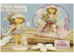 Bambine con Cucciolo piccole Bomboniere Comunione