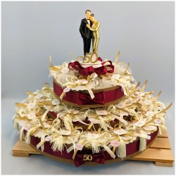 Torta di Bomboniera per 50 anni di matrimonio