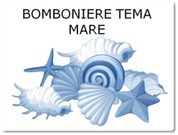 Bomboniere Tema Mare