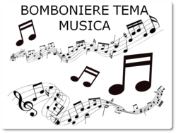 Bomboniere Tema Musica